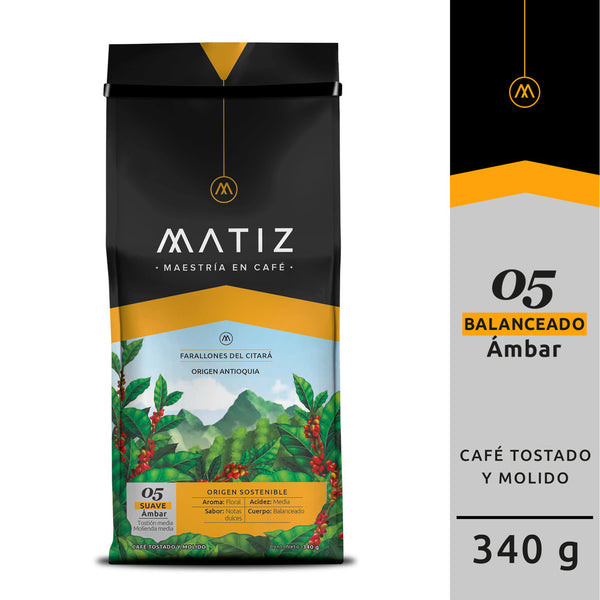 CAFE MATIZ MOLIDO 340G AMBAR